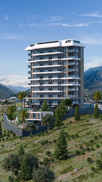 Alanya Kestel Tower Prıce Sitesinde 1+1 Satılık Yeni Daire