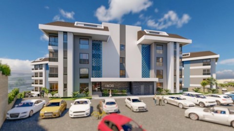 Alanya Kestel mah Satılık 1+1 Havuzlu Daire