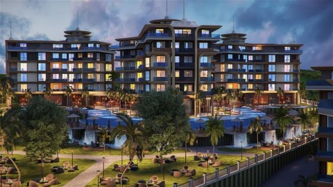 Alanya Kestel mah Satılık 1+1 Havuzlu Yeni Daire